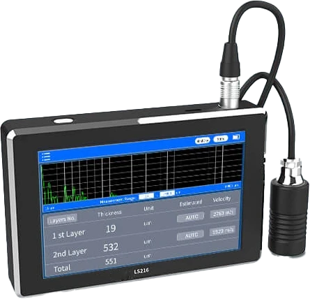 Medidor por ultrasonidos QCH multicapa